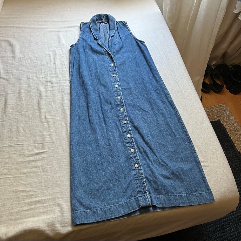 Ilana Kohn Blue Denim Midi Dress